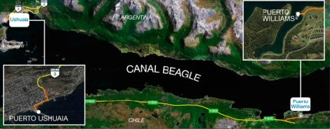 Crossing Ushuaia - Puerto Williams